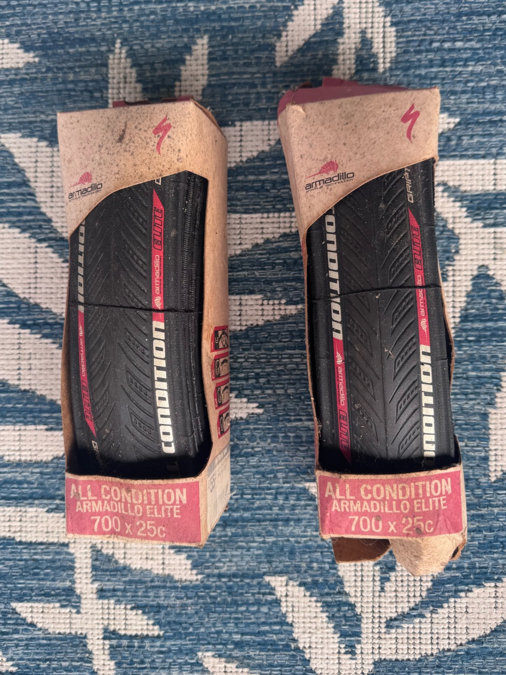 Specialized Road Tires - Black with Red and White Accents